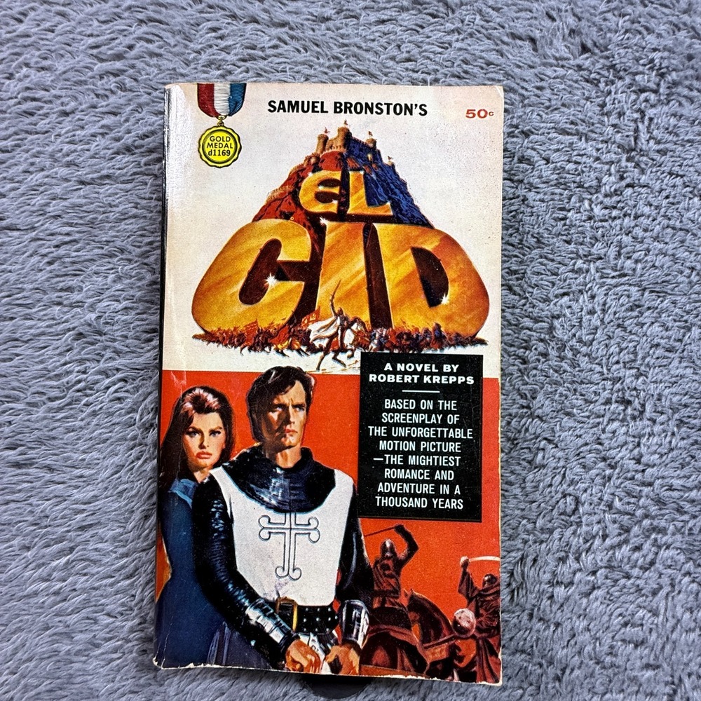El Cid Robert Krepps 1961 Gold Medal Movie Tie-In Paperback Charlton Heston